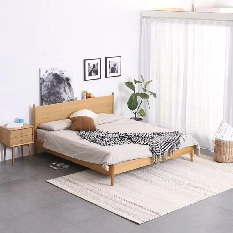 اثاث الغرفه سرير خشبي - Room furniture wooden bed