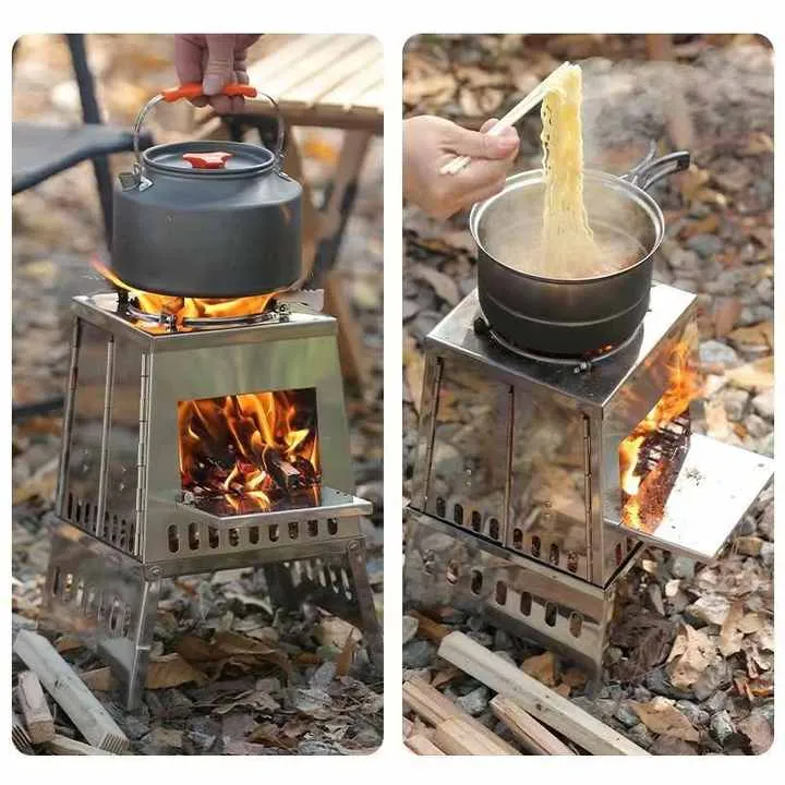 موقد التخييم والتنزه الأكثر شعبية من الفولاذ . The most popular stainless steel camping and hiking