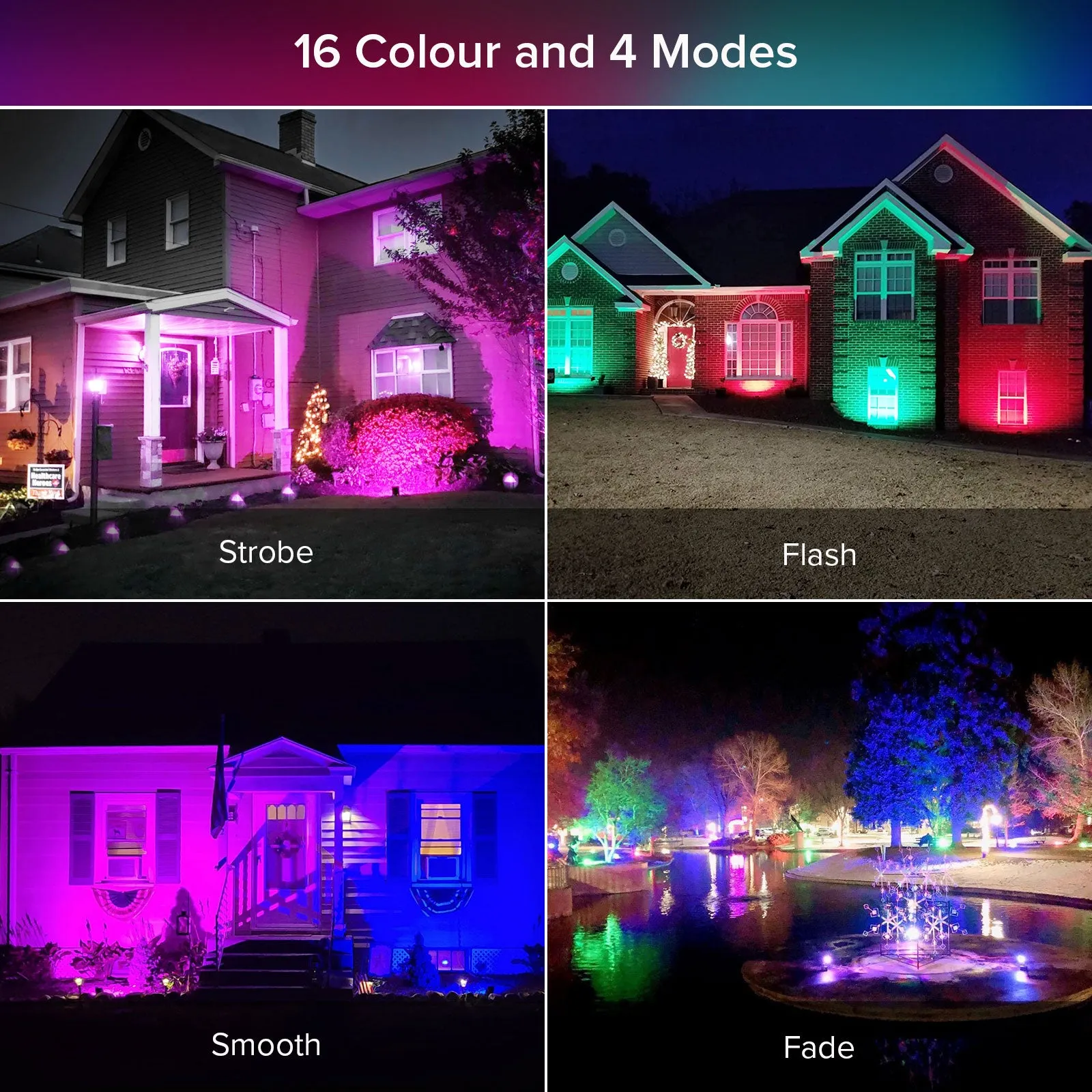 100W RGB LED Flood Light (US, CA ONLY)