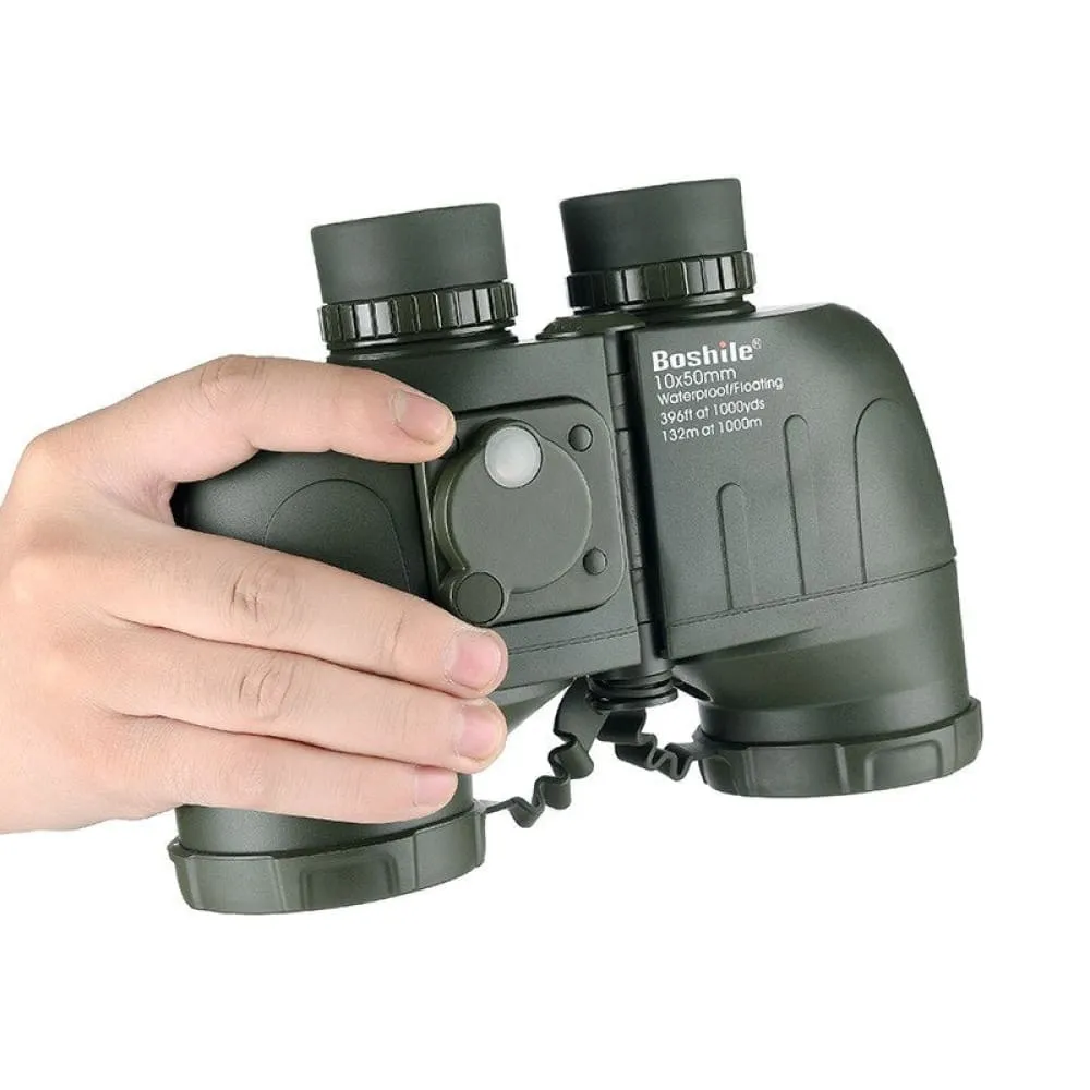 10x50 Powerful Rangefinder Compass Waterproof Binoculars Telescope