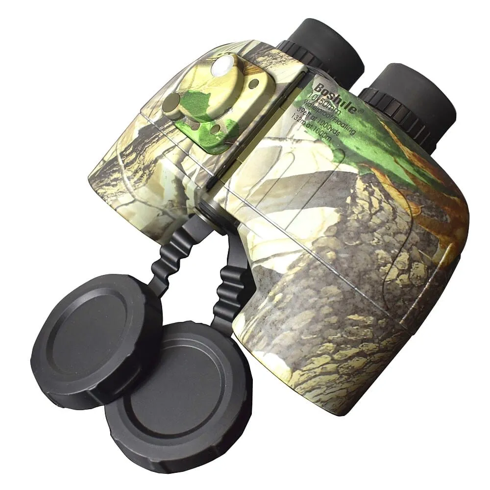 10x50 Powerful Rangefinder Compass Waterproof Binoculars Telescope