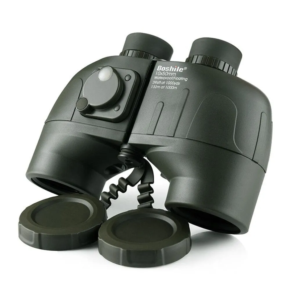 10x50 Powerful Rangefinder Compass Waterproof Binoculars Telescope