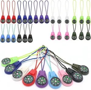 27 Pack Compass for Compass Hiking, 9 Colors, Mini Compass Survival, Small Compass Bulk, Suitable for Gifts, Camping, Hiking, Training, Party Favor Pocket