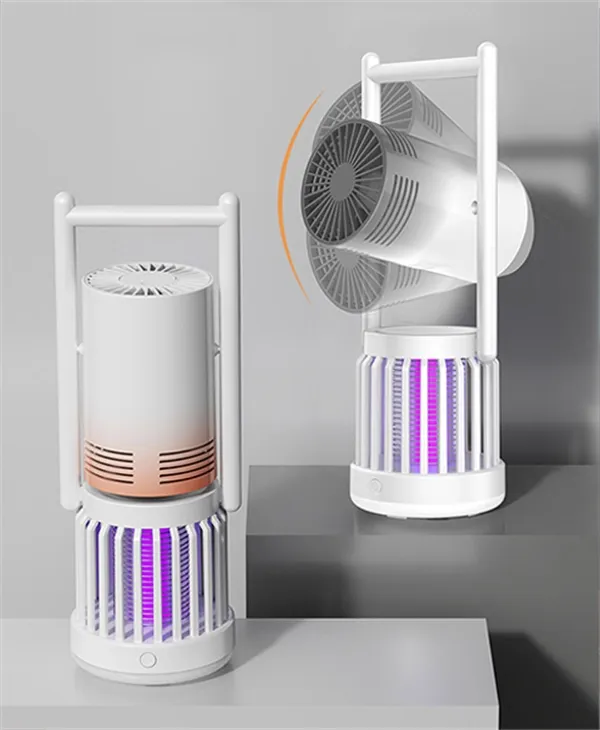 3-in-1 Camping Fan, Mosquito Zapper & Night Light  Portable Outdoor LED Lantern with USB Rechargeable for Outdoor and Indoor