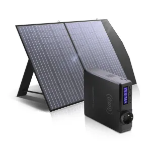 41600Mah Solar Powerbank 200W Backup For Home Outdoor Emergencies
