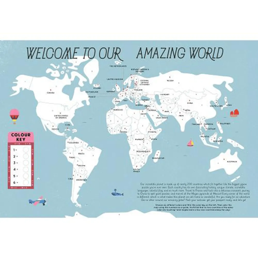 50 Maps of the World Activity Book
