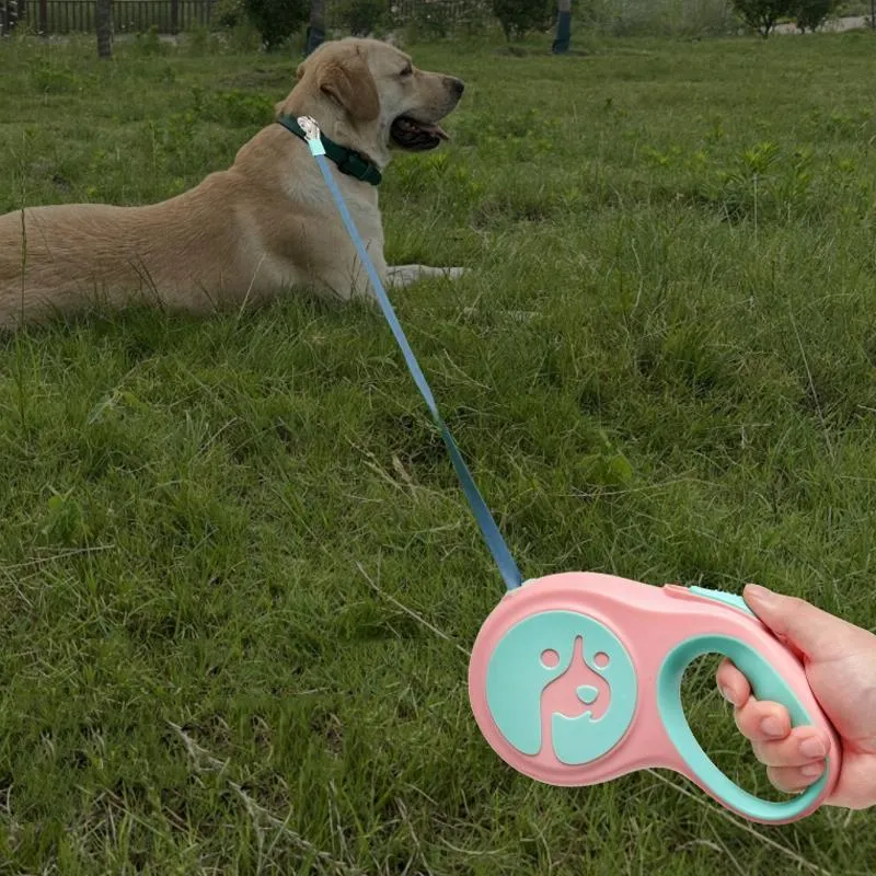 5M Retractable Dog Leash For Small & Medium Pets