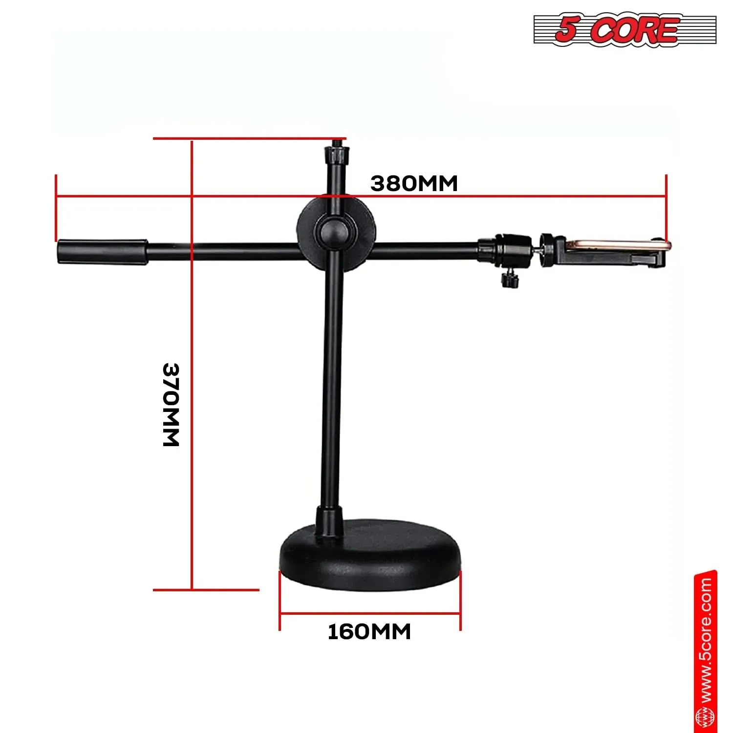 6 Inch Ring Light   Cell Phone Adjustable Stand