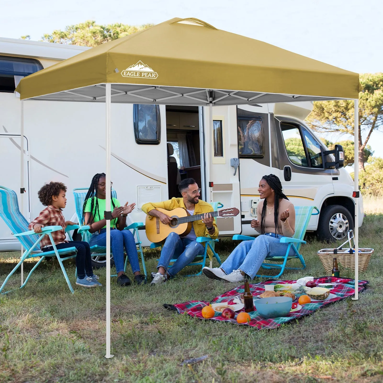 8x8 Pop Up Straight Leg Canopy