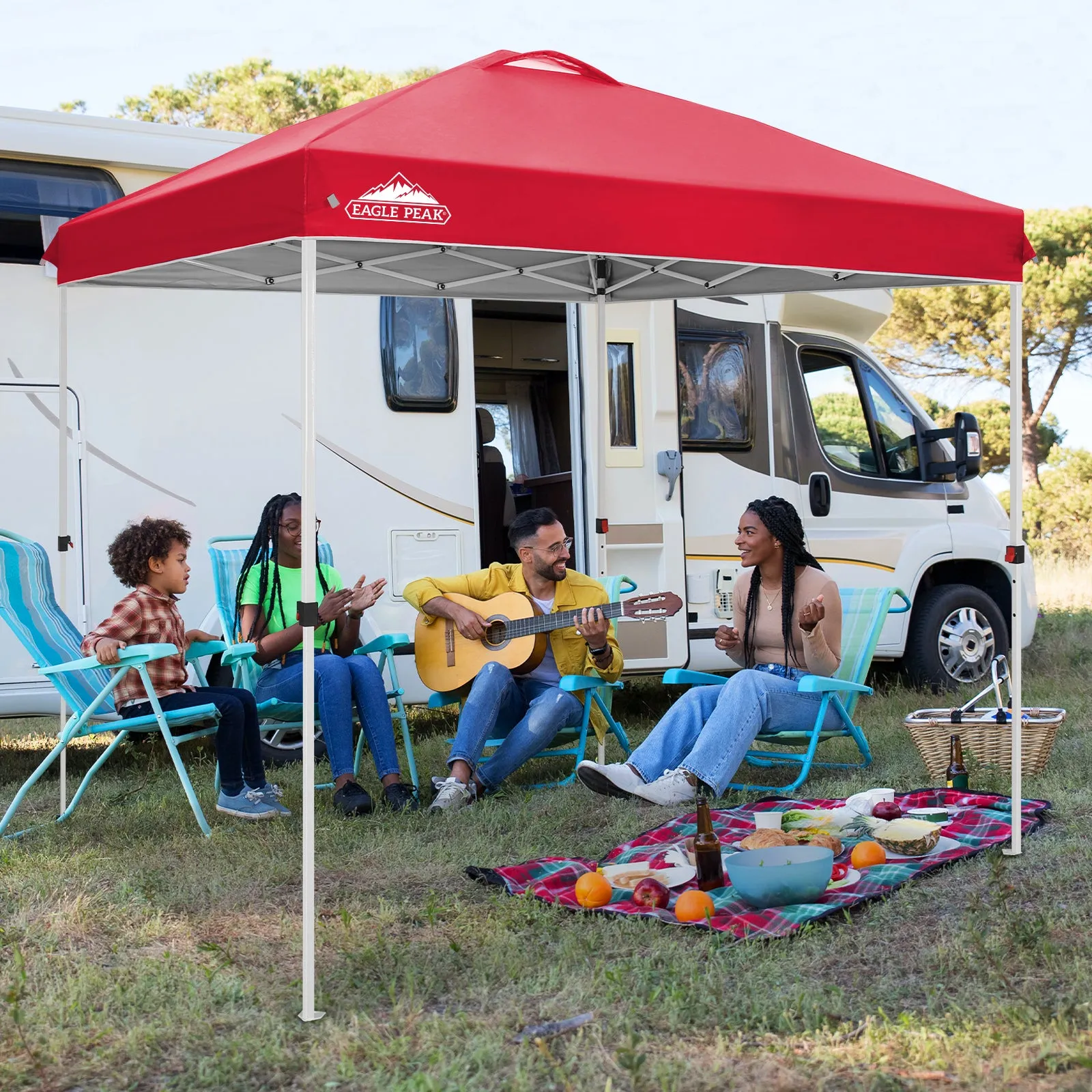 8x8 Pop Up Straight Leg Canopy