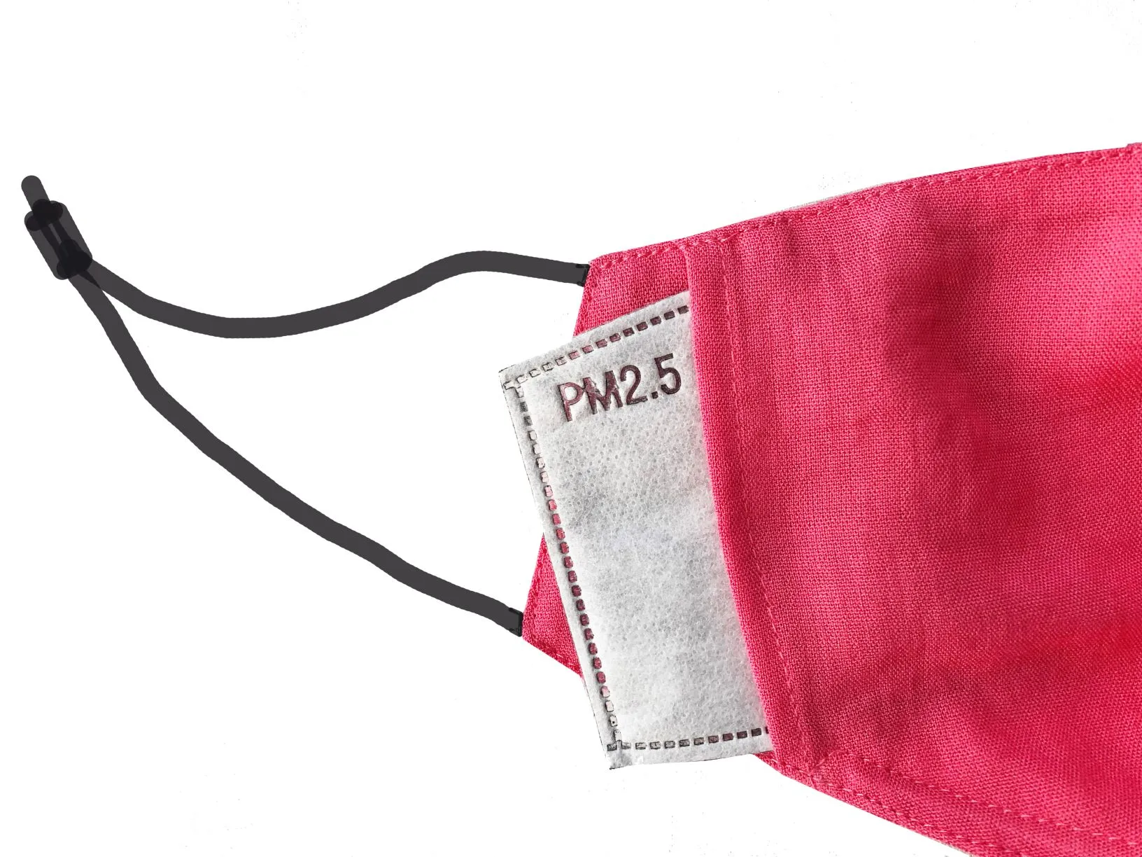 Adults - Fridaze 100% Linen Face Mask incl. one PM 2.5 Filter - Passion Flower