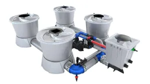 Alien Hydroponics - V-SYSTEM 4 Pot 2 Row Kit