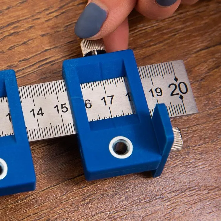 Aluminum Punch Locator for Cabinet Door Holes