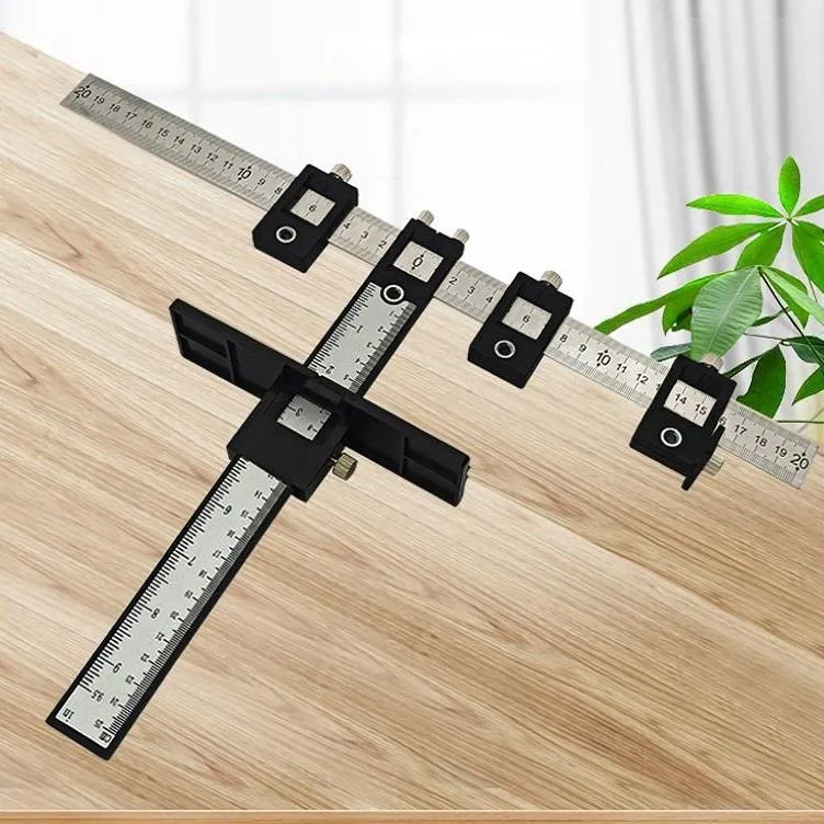 Aluminum Punch Locator for Cabinet Door Holes