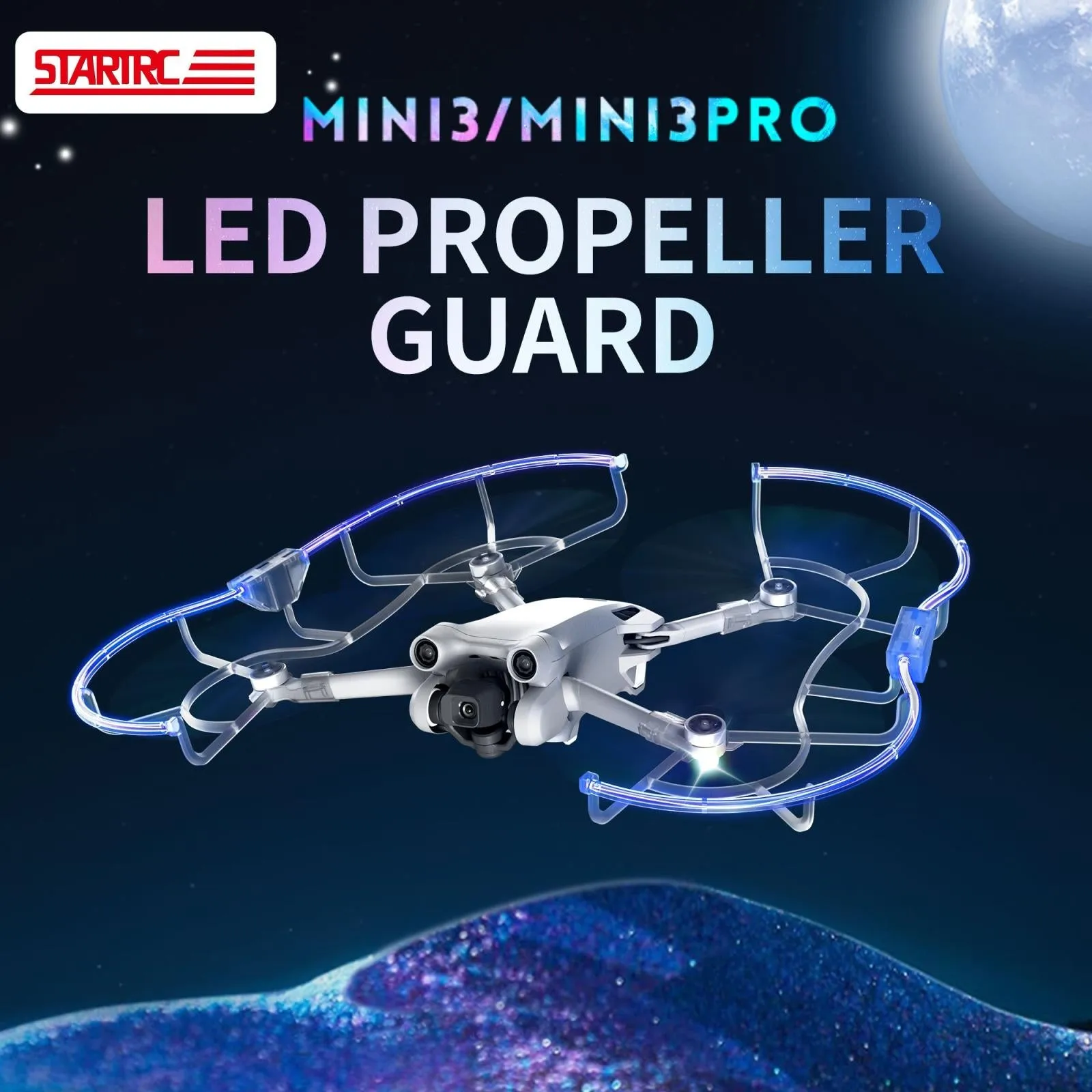 Anti-collision Led Propeller Guards for Drones