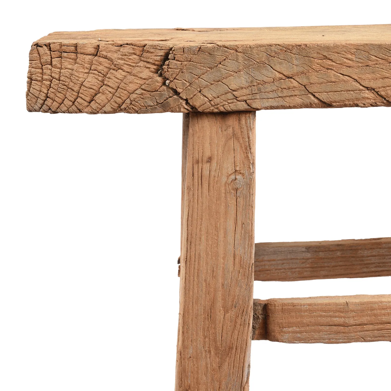 Bleached Chinese Farmers Stool - 19th Century