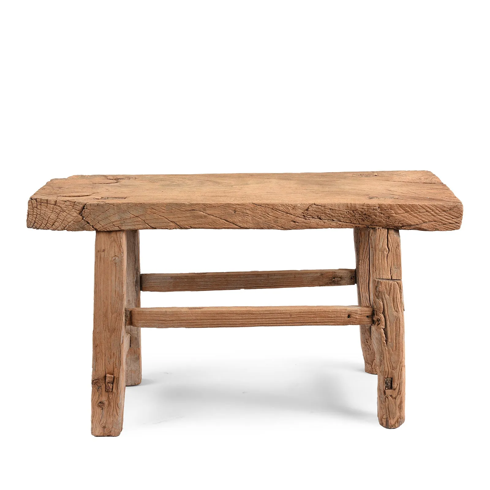 Bleached Chinese Farmers Stool - 19th Century