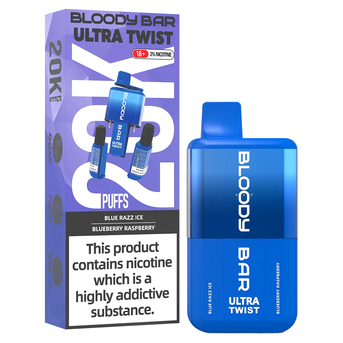 Bloody Bar Ultra Twist 20k Big Puff Vape