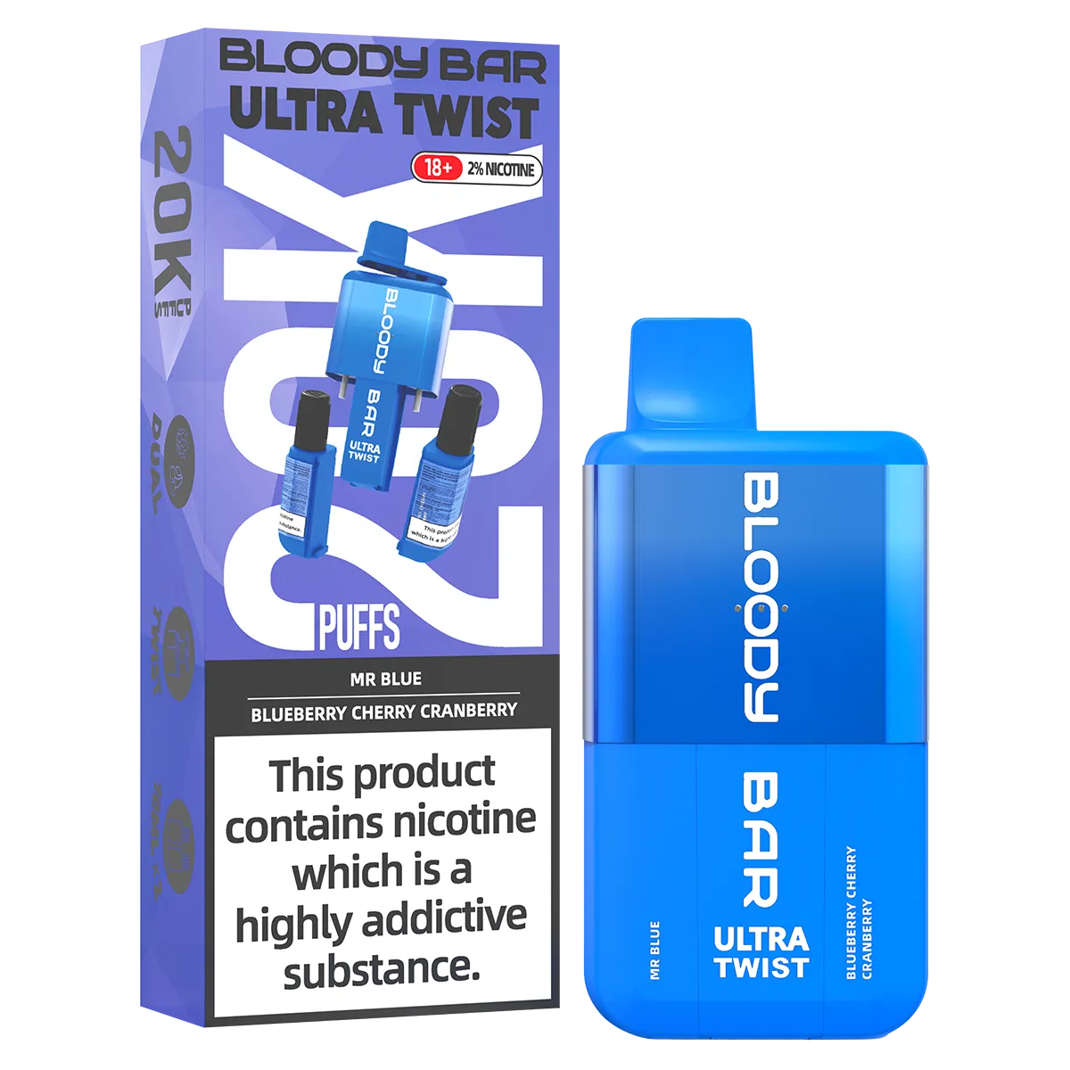 Bloody Bar Ultra Twist 20k Big Puff Vape