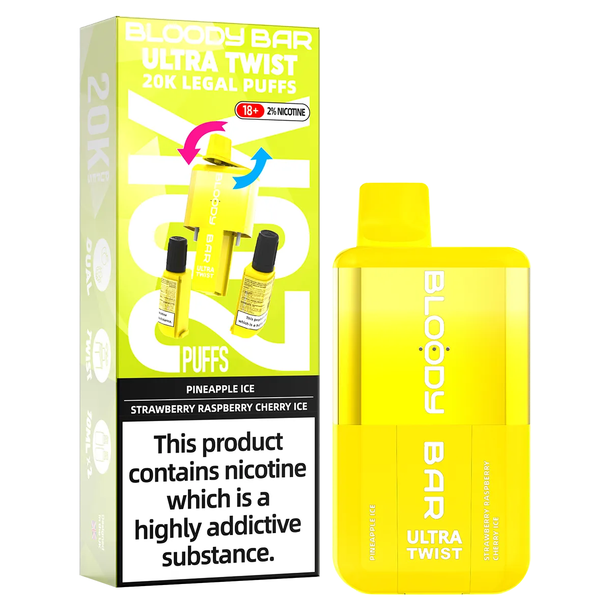 Bloody Bar Ultra Twist 20k Big Puff Vape