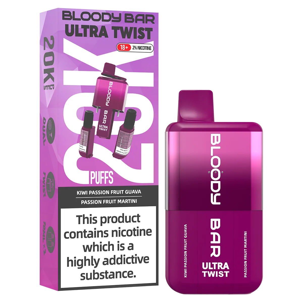 Bloody Bar Ultra Twist 20k Big Puff Vape