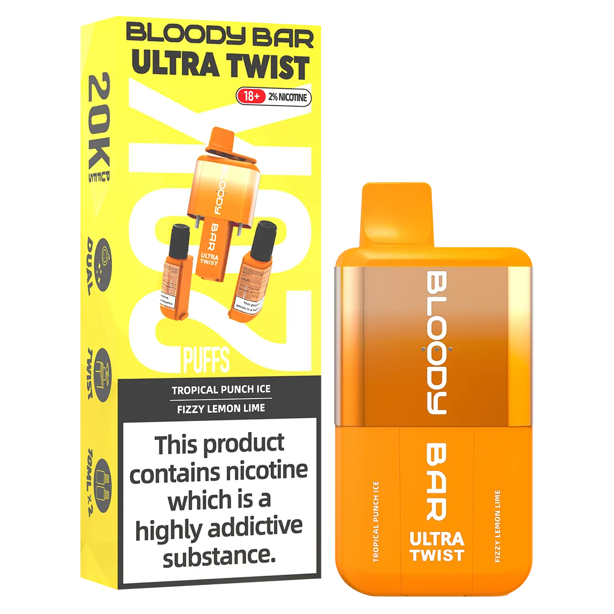 Bloody Bar Ultra Twist 20k Big Puff Vape