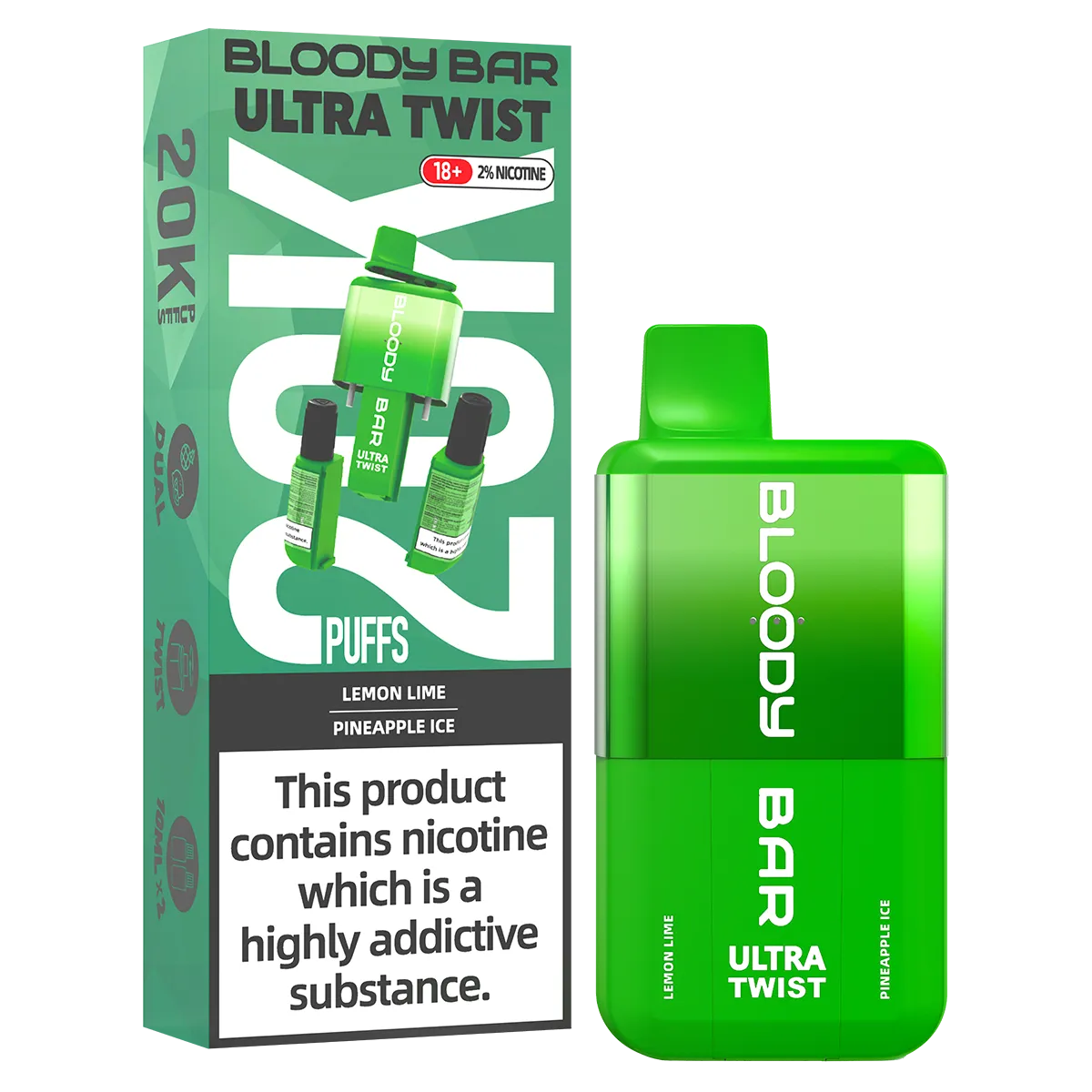 Bloody Bar Ultra Twist 20k Big Puff Vape