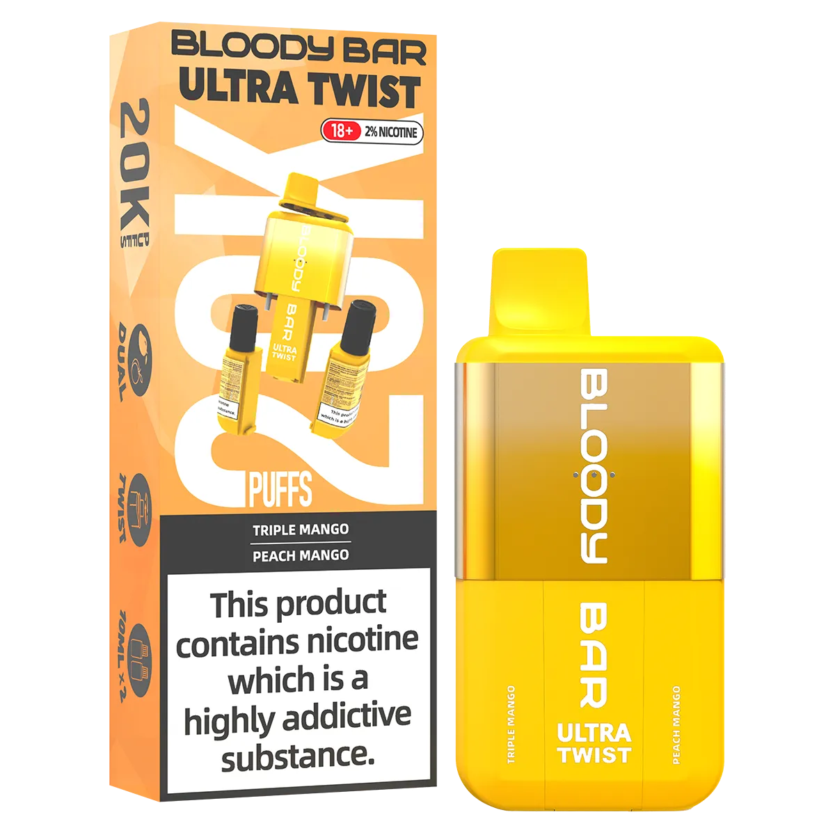 Bloody Bar Ultra Twist 20k Big Puff Vape