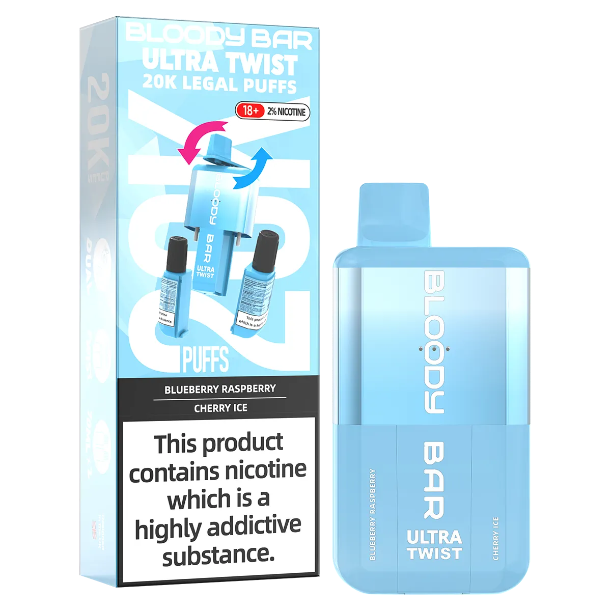 Bloody Bar Ultra Twist 20k Big Puff Vape
