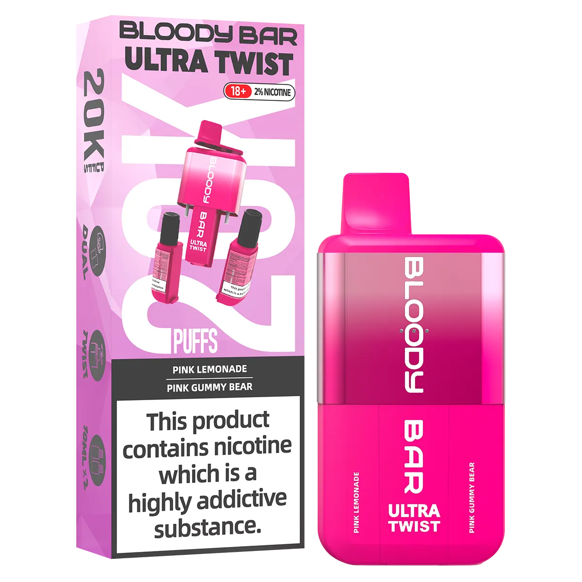 Bloody Bar Ultra Twist 20k Big Puff Vape