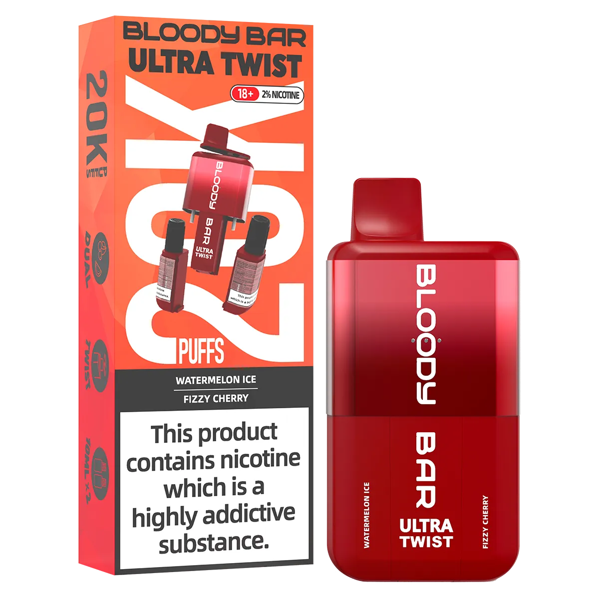 Bloody Bar Ultra Twist 20k Big Puff Vape