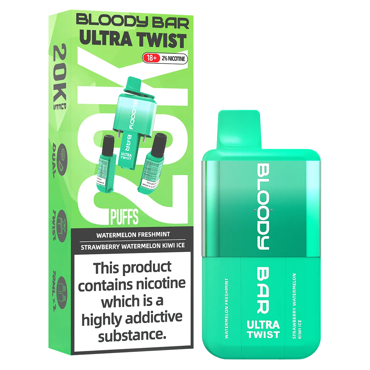 Bloody Bar Ultra Twist 20k Big Puff Vape