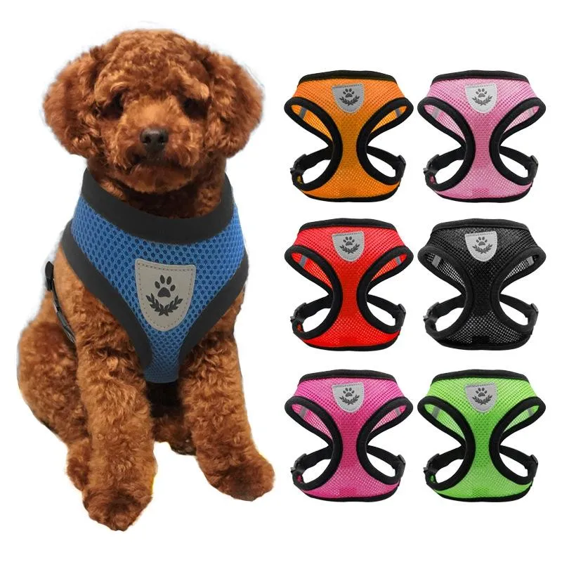 Breathable Dog Walking Vest For Small To Medium Pets Size L
