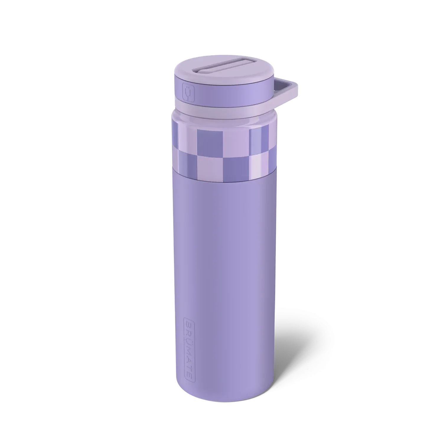 BruMate Rotera Checker Twist Top w/Straw 25oz
