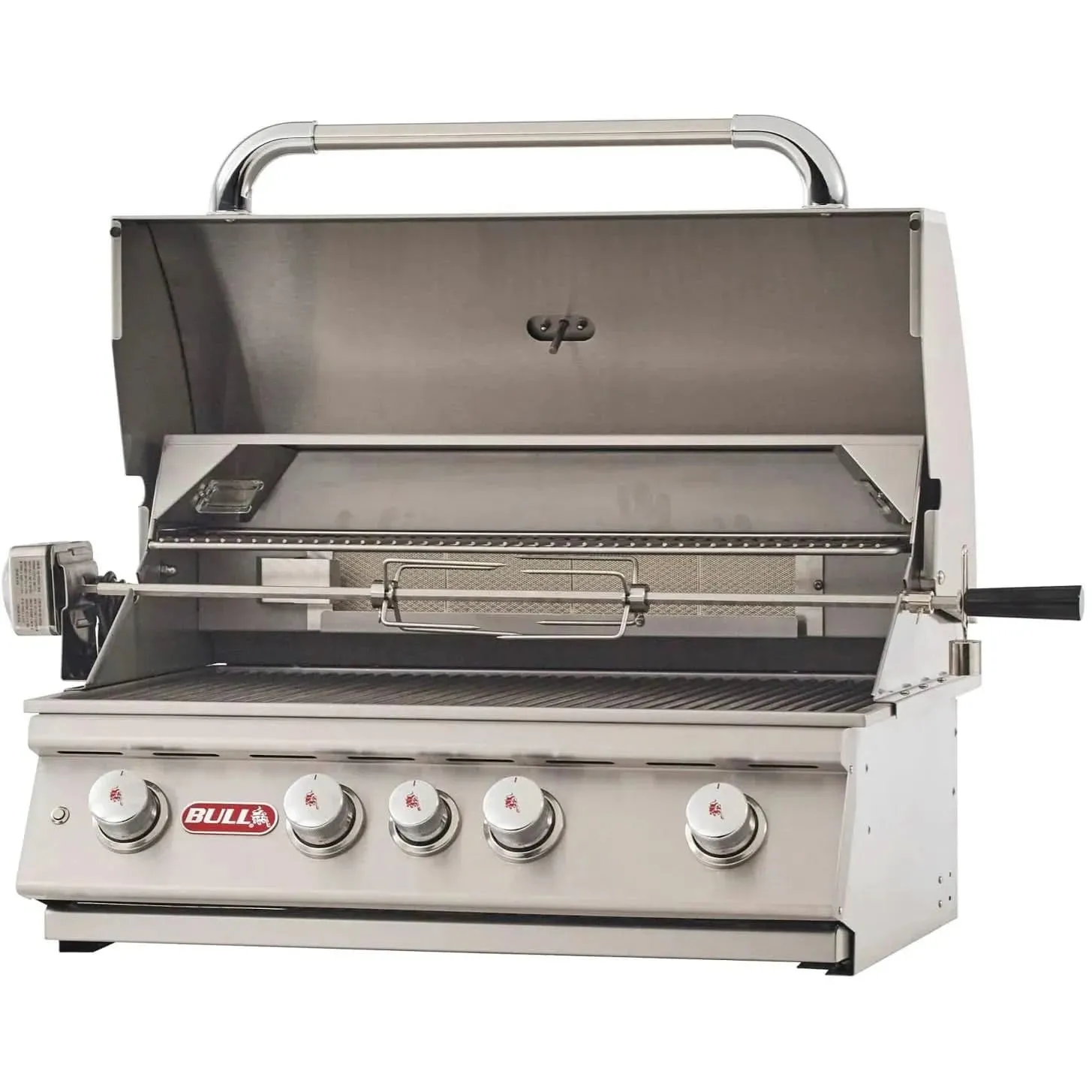Bull Outdoor Standard Package Angus 30-inch 4 burner Grill with Stainless Steel Door/Drawer Combo,  Access Door, Standard Refrigerator and Cover LP