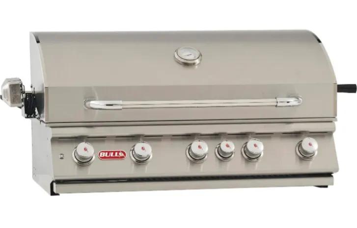 Bull Outdoor Standard Package Brahma 38-inch 5 burner Grill with Stainless Steel Door, Power Burner and Standard Refrigerator LP