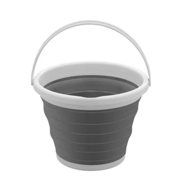 Camping / Caravan Collapsible Silicone 5 Piece set - Dish Drainer - Bucket - Cutting Board - Basket - Strainer