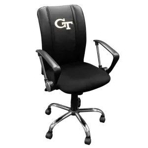 Curve Task Chair with Georgia Tech Yellow Jackets Logo