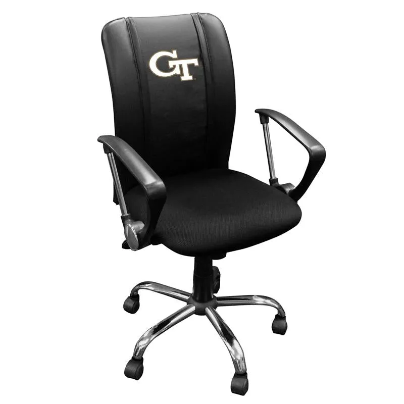 Curve Task Chair with Georgia Tech Yellow Jackets Logo