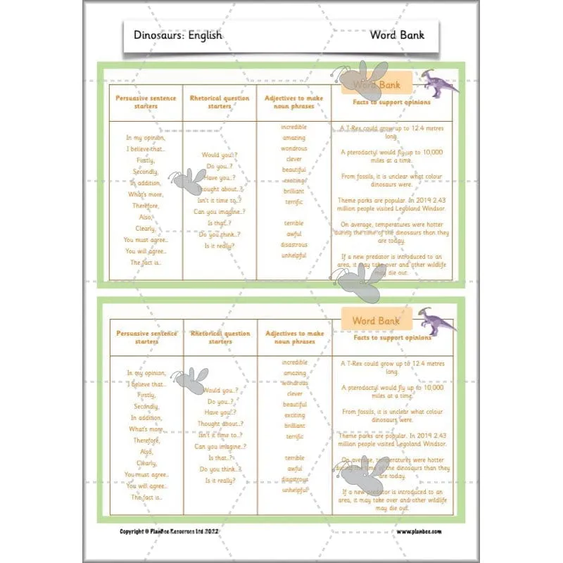 Dinosaurs Topic