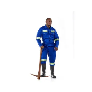 DROMEX J54 SABS ANGLO BOILER SUIT COLOUR-ROYAL SIZE 44
