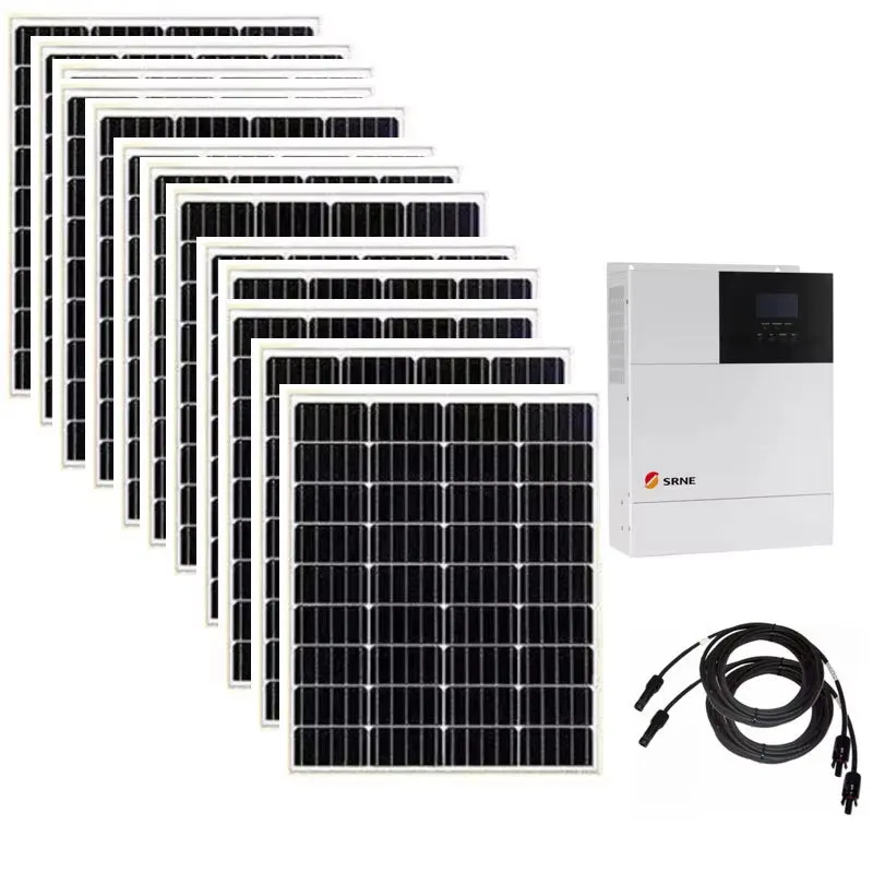 Etfe Flexible Solar Panel Kit Complete 5000W 220V 110V for Home Hybrid Inverter Controller Solar Battery Charger Car Campping