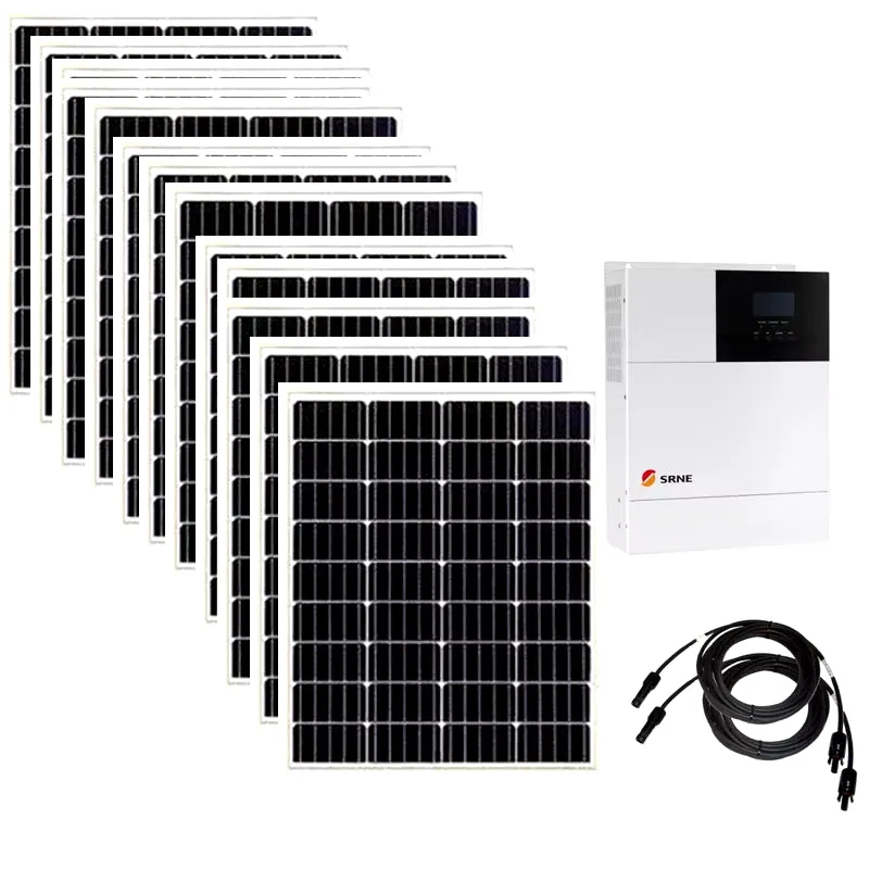 Etfe Flexible Solar Panel Kit Complete 5000W 220V 110V for Home Hybrid Inverter Controller Solar Battery Charger Car Campping