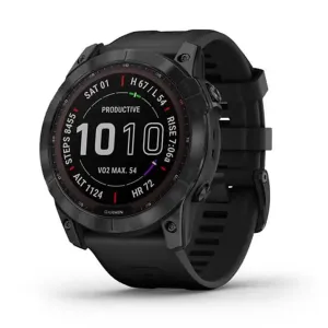 Fēnix 7x Sapphire Solar Black w/Black Band