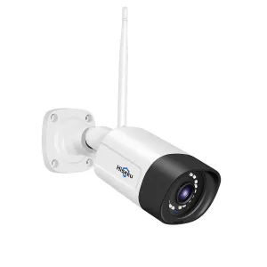 Hiseeu 5MP Spotlight Security Camera Wireless Outdoor, Home Security, Color Night Vision, 2.4Ghz WiFi Only, SD Card and Cloud Storage Supported, Work with Alexa
