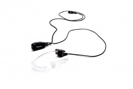 Impact Silver Series 1-Wire Surveillance Kit for Two-Way Radio with Acoustic Tube M1-S1W-AT3