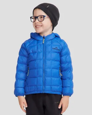 Kids' Heli Insulated Hooded Jacket - Peak Blue