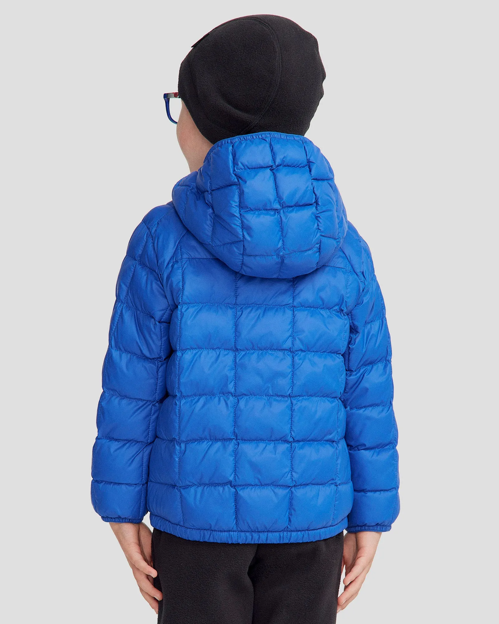 Kids' Heli Insulated Hooded Jacket - Peak Blue