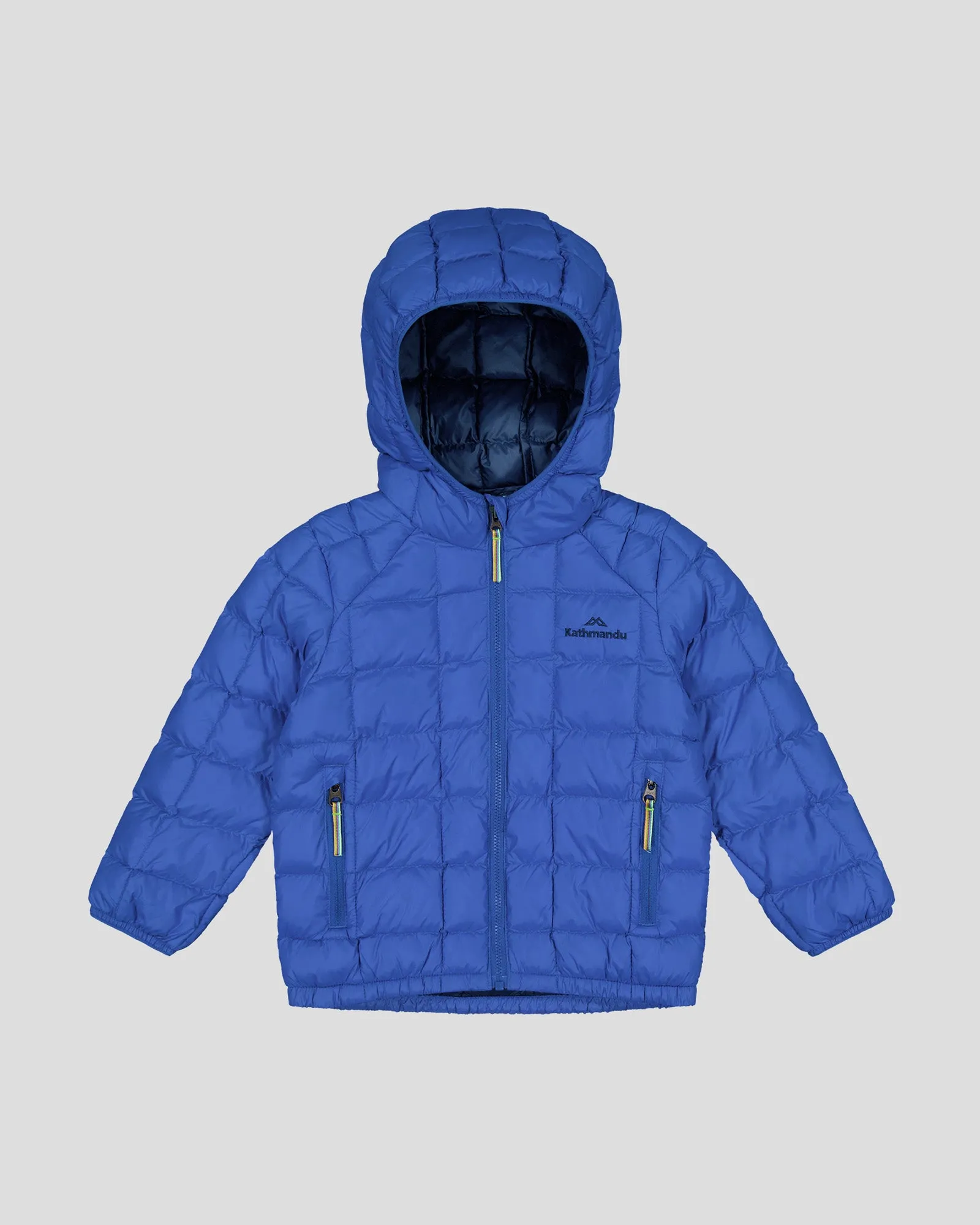 Kids' Heli Insulated Hooded Jacket - Peak Blue