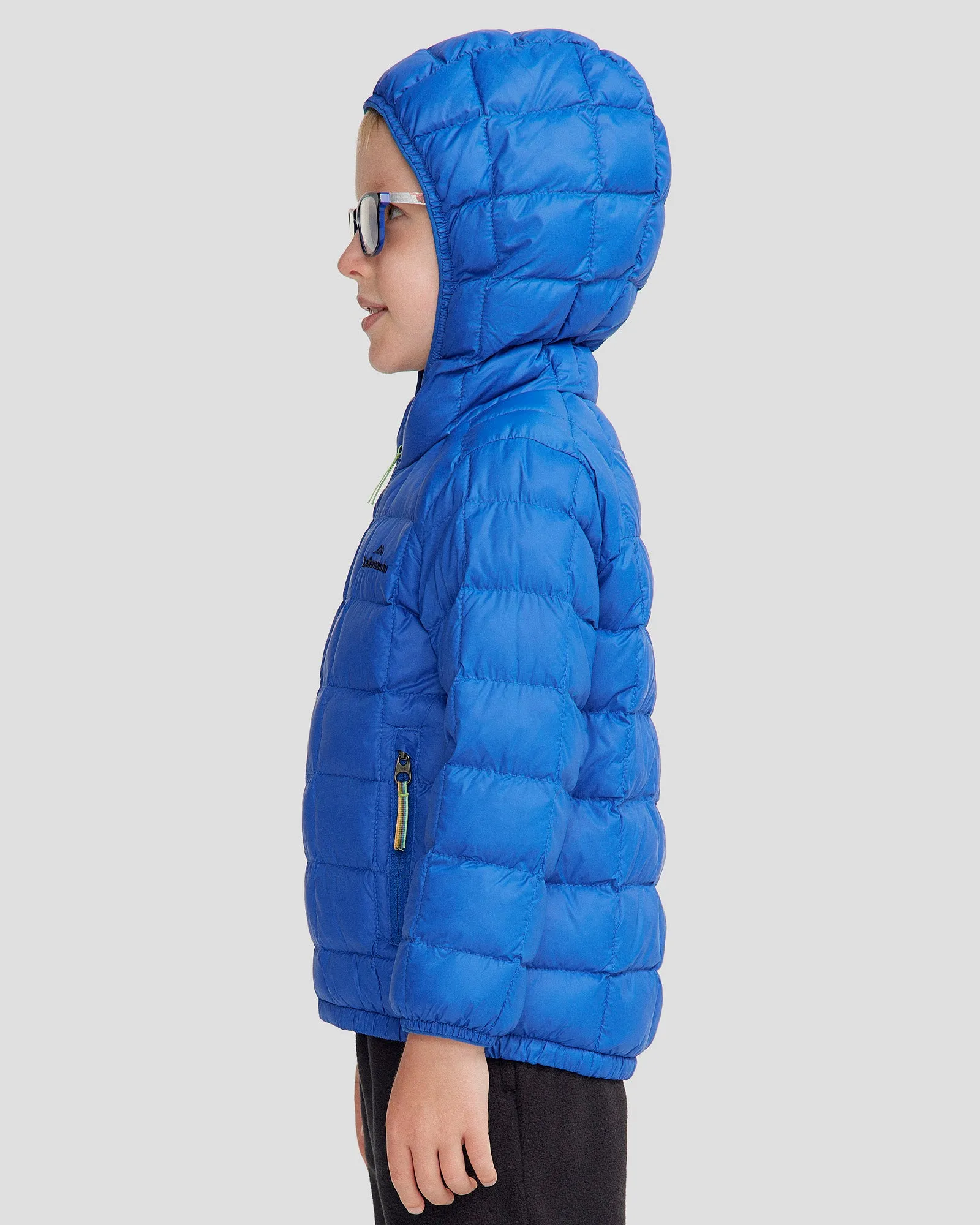 Kids' Heli Insulated Hooded Jacket - Peak Blue